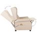 Fauteuil de massage Crème Tissu - Photo n°6