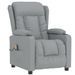 Fauteuil de massage Gris clair Tissu - Photo n°2