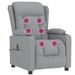 Fauteuil de massage Gris clair Tissu - Photo n°7