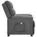 Fauteuil de massage Gris clair Tissu - Photo n°3