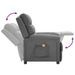 Fauteuil de massage Gris clair Tissu - Photo n°5