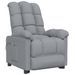 Fauteuil de massage Gris clair Tissu - Photo n°2