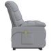 Fauteuil de massage Gris clair Tissu - Photo n°4