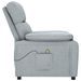 Fauteuil de massage Gris clair Tissu - Photo n°5