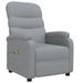 Fauteuil de massage Gris clair Tissu - Photo n°3