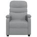 Fauteuil de massage Gris clair Tissu - Photo n°4