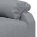 Fauteuil de massage Gris clair Tissu - Photo n°8