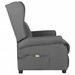 Fauteuil de massage Gris clair Tissu - Photo n°3