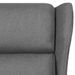 Fauteuil de massage Gris clair Tissu - Photo n°7