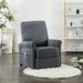 Fauteuil de massage Gris foncé Tissu - Photo n°1