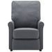 Fauteuil de massage Gris foncé Tissu - Photo n°3