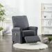 Fauteuil de massage Gris foncé Tissu - Photo n°7