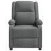 Fauteuil de massage Gris foncé Tissu - Photo n°4