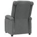 Fauteuil de massage Gris foncé Tissu - Photo n°6