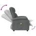 Fauteuil de massage Gris foncé Tissu - Photo n°7