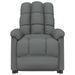 Fauteuil de massage Gris foncé Tissu - Photo n°3