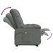 Fauteuil de massage Gris foncé Tissu - Photo n°7