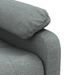 Fauteuil de massage Gris foncé Tissu - Photo n°8