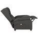 Fauteuil de massage Gris foncé Tissu - Photo n°4