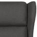 Fauteuil de massage Gris foncé Tissu - Photo n°7