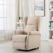 Fauteuil de massage inclinable Crème Tissu 11 - Photo n°2