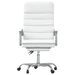 Fauteuil de massage inclinable de bureau Blanc Similicuir - Photo n°3