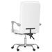 Fauteuil de massage inclinable de bureau Blanc Similicuir - Photo n°5