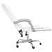 Fauteuil de massage inclinable de bureau Blanc Similicuir - Photo n°7