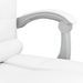 Fauteuil de massage inclinable de bureau Blanc Similicuir - Photo n°10