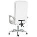 Fauteuil de massage inclinable de bureau Blanc Similicuir - Photo n°5