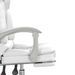 Fauteuil de massage inclinable de bureau Blanc Similicuir - Photo n°10