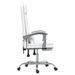 Fauteuil de massage inclinable de bureau Blanc Similicuir - Photo n°4