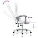 Fauteuil de massage inclinable de bureau Blanc Similicuir - Photo n°9