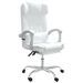 Fauteuil de massage inclinable de bureau Blanc Similicuir - Photo n°2