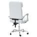 Fauteuil de massage inclinable de bureau Blanc Similicuir - Photo n°5