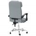 Fauteuil de massage inclinable de bureau Gris clair Tissu - Photo n°5