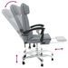 Fauteuil de massage inclinable de bureau Gris clair Tissu - Photo n°8