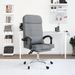 Fauteuil de massage inclinable de bureau Gris clair Tissu - Photo n°1