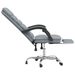 Fauteuil de massage inclinable de bureau Gris clair Tissu - Photo n°7