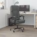 Fauteuil de massage inclinable de bureau Gris foncé Tissu - Photo n°1