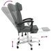 Fauteuil de massage inclinable de bureau Gris foncé Tissu - Photo n°8