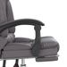 Fauteuil de massage inclinable de bureau Gris Similicuir - Photo n°10