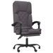 Fauteuil de massage inclinable de bureau Gris Similicuir - Photo n°2