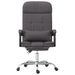 Fauteuil de massage inclinable de bureau Gris Similicuir - Photo n°3