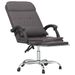 Fauteuil de massage inclinable de bureau Gris Similicuir - Photo n°7