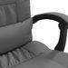 Fauteuil de massage inclinable de bureau Gris Similicuir - Photo n°10