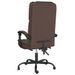 Fauteuil de massage inclinable de bureau Marron Similicuir - Photo n°5