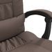 Fauteuil de massage inclinable de bureau Marron Similicuir - Photo n°10