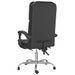 Fauteuil de massage inclinable de bureau Noir Similicuir - Photo n°5