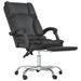 Fauteuil de massage inclinable de bureau Noir Similicuir - Photo n°6